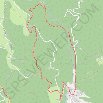 Itinéraire Chemin de fer, chemin de terre - Saint-Sylvain, distance, dénivelé, altitude, carte, profil, trace GPS