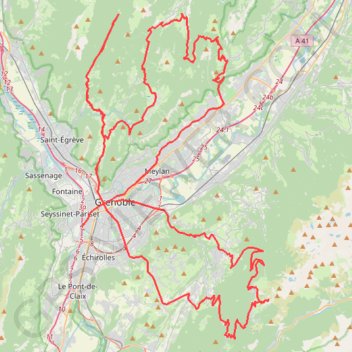 Itinéraire Étape 1 Road Trip Alpestres 2023 revisité, distance, dénivelé, altitude, carte, profil, trace GPS