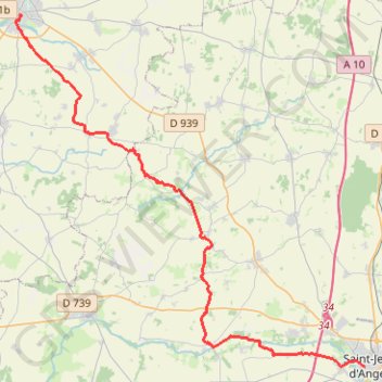 Itinéraire Diagonale 53, distance, dénivelé, altitude, carte, profil, trace GPS