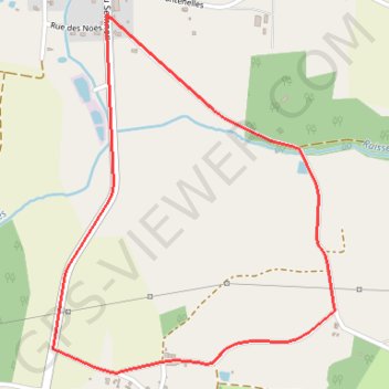 Itinéraire circuit la bosse de bretagne, distance, dénivelé, altitude, carte, profil, trace GPS