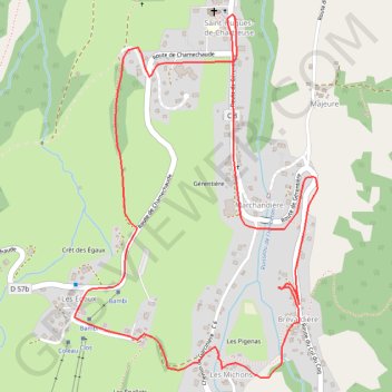 Itinéraire Balade digestive brevardiere, distance, dénivelé, altitude, carte, profil, trace GPS