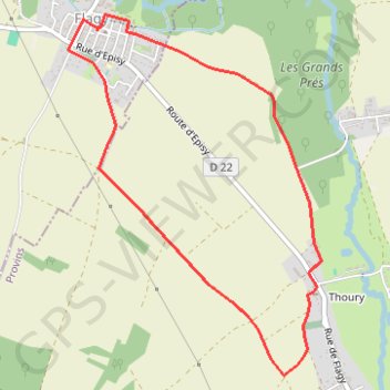 Itinéraire La galette des Rois, distance, dénivelé, altitude, carte, profil, trace GPS