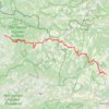 Itinéraire De Bédoin à Forcalquier, distance, dénivelé, altitude, carte, profil, trace GPS