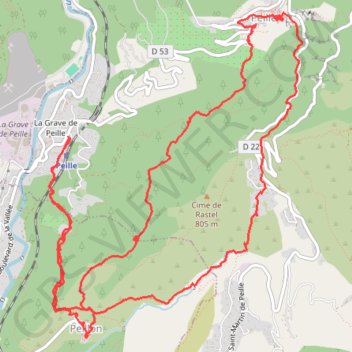 Itinéraire Randonnée du 25/06/2021 à 07:58, distance, dénivelé, altitude, carte, profil, trace GPS
