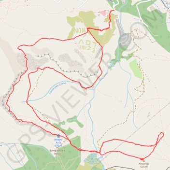 Itinéraire 2023/01/10 Ihitzelai (Miramar) et Altxanga en circuit depuis Ascain, distance, dénivelé, altitude, carte, profil, trace GPS
