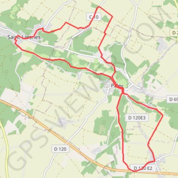 Itinéraire Lunain historique, distance, dénivelé, altitude, carte, profil, trace GPS