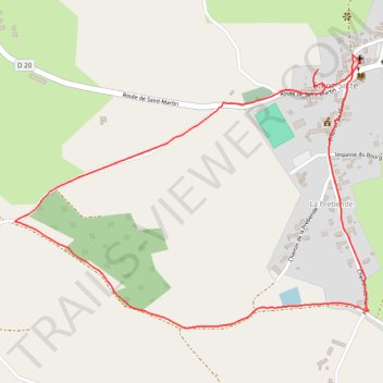 Itinéraire Saint-Sixte, distance, dénivelé, altitude, carte, profil, trace GPS
