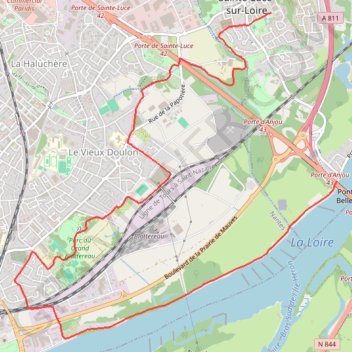 Itinéraire Lucigambette, distance, dénivelé, altitude, carte, profil, trace GPS