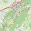 Itinéraire Salève : grand tour, depuis parking Orjobet, distance, dénivelé, altitude, carte, profil, trace GPS