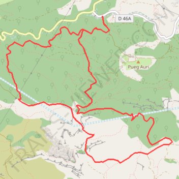 Itinéraire Parc de Pichauris, distance, dénivelé, altitude, carte, profil, trace GPS