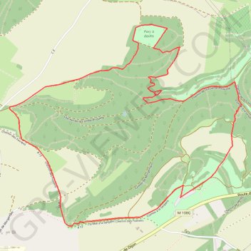 Itinéraire Combe à la serpent, distance, dénivelé, altitude, carte, profil, trace GPS