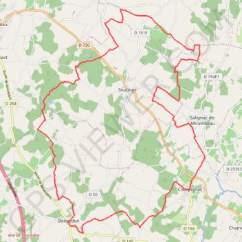 Itinéraire circuit VTT 8, distance, dénivelé, altitude, carte, profil, trace GPS