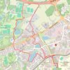 Itinéraire Course à pied la campagne à la ville - Cesson - Sévigné, distance, dénivelé, altitude, carte, profil, trace GPS