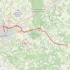 Itinéraire Marthon / Angoulème, distance, dénivelé, altitude, carte, profil, trace GPS