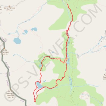 Itinéraire Etangs de Roumazet et de Soucarrane, distance, dénivelé, altitude, carte, profil, trace GPS