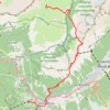 Itinéraire Traversée des Alpes - Étape 8, distance, dénivelé, altitude, carte, profil, trace GPS