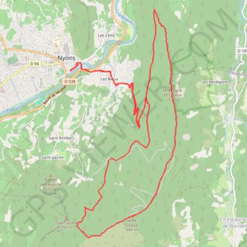 Itinéraire 2022-01-08 16:57:54, distance, dénivelé, altitude, carte, profil, trace GPS