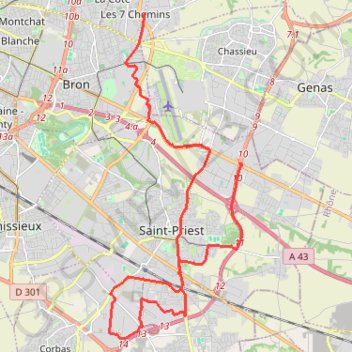 Itinéraire Candidat 1, distance, dénivelé, altitude, carte, profil, trace GPS