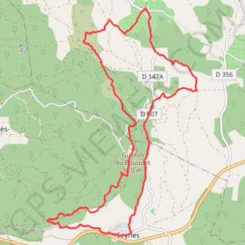 Itinéraire Le Mont Bouquet, distance, dénivelé, altitude, carte, profil, trace GPS