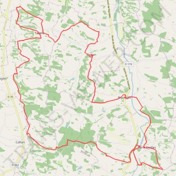 Itinéraire 426909, distance, dénivelé, altitude, carte, profil, trace GPS