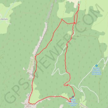 Itinéraire But de Saint genix, distance, dénivelé, altitude, carte, profil, trace GPS