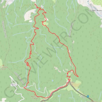 Itinéraire Pic du Néoulous, distance, dénivelé, altitude, carte, profil, trace GPS