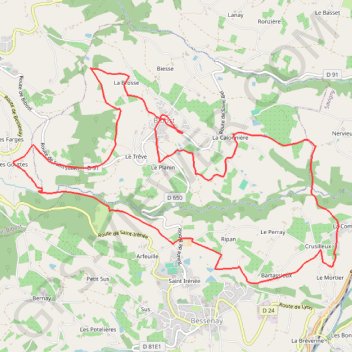 Itinéraire Pays de L'Arbresle - Parcours n°70 : Le Val du Conan - 19367 - UtagawaVTT.com, distance, dénivelé, altitude, carte, profil, trace GPS