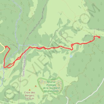 Itinéraire Refuge de la Plate par le Revard, distance, dénivelé, altitude, carte, profil, trace GPS