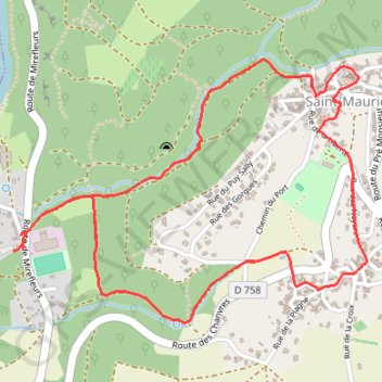 Itinéraire Le vallon des Bouys, distance, dénivelé, altitude, carte, profil, trace GPS