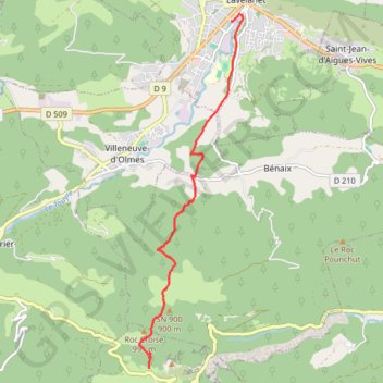 Itinéraire Le Chemin des Tisserands, distance, dénivelé, altitude, carte, profil, trace GPS