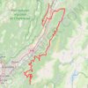 Itinéraire AGC 24 fictif + réel v1, distance, dénivelé, altitude, carte, profil, trace GPS