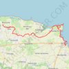 Itinéraire MAD JACQUES TREK COTENTIN 2026 - J2, distance, dénivelé, altitude, carte, profil, trace GPS