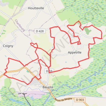 Itinéraire 20 km, distance, dénivelé, altitude, carte, profil, trace GPS