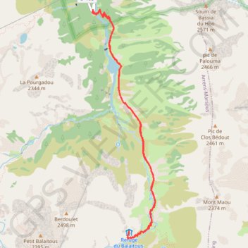 Itinéraire Refuge le dormeur seul, distance, dénivelé, altitude, carte, profil, trace GPS
