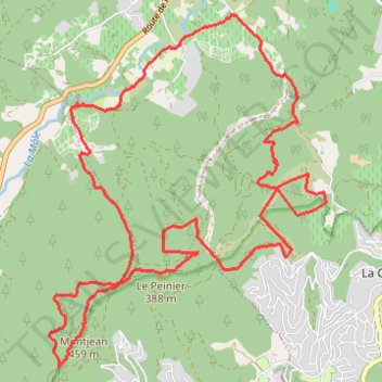 Itinéraire 1-F-MNT, distance, dénivelé, altitude, carte, profil, trace GPS