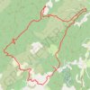 Itinéraire La Baume Lardière, distance, dénivelé, altitude, carte, profil, trace GPS