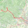 Itinéraire Mulhouse - Thann - Kruth - Urbès - Bussang - Azureva, distance, dénivelé, altitude, carte, profil, trace GPS