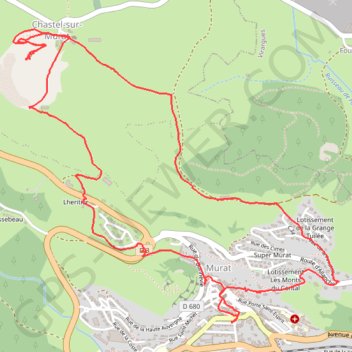 Itinéraire La bonnevie de Saint-Antoine, distance, dénivelé, altitude, carte, profil, trace GPS