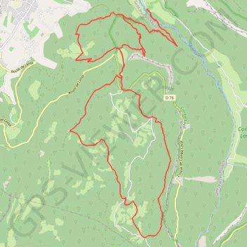 Itinéraire Montagne de l'Écharasson par la cascade et les grottes de Frochet depuis le Pont des Chartreux, distance, dénivelé, altitude, carte, profil, trace GPS
