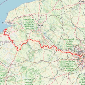 Itinéraire GRAVELMAN PARIS DEAUVILLE #3 GRAVEL, distance, dénivelé, altitude, carte, profil, trace GPS