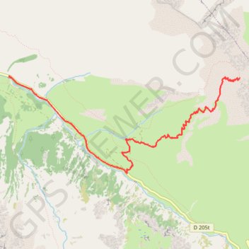 Itinéraire Grand Queyras - Collet de l'épaule, distance, dénivelé, altitude, carte, profil, trace GPS