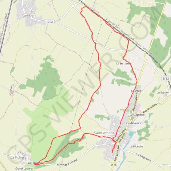 Itinéraire 2024-04-19_10-00_Fri, distance, dénivelé, altitude, carte, profil, trace GPS