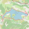 Itinéraire 15-NOV-18 LE TOUR DU LAC DU SALAGOU, distance, dénivelé, altitude, carte, profil, trace GPS