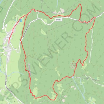 Itinéraire Tour des Belvèdères, distance, dénivelé, altitude, carte, profil, trace GPS