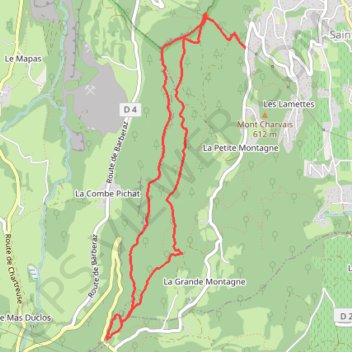 Itinéraire FosseCocheCorbeau3b, distance, dénivelé, altitude, carte, profil, trace GPS