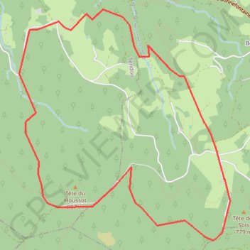 Itinéraire Faing la biche-faing janel-sapenay-faing la biche, distance, dénivelé, altitude, carte, profil, trace GPS