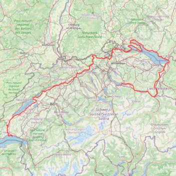 Itinéraire Nouveau tracé de points 1, distance, dénivelé, altitude, carte, profil, trace GPS