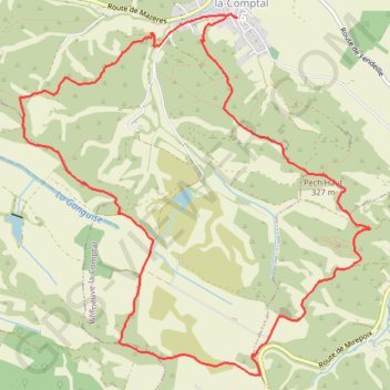 Itinéraire 11-391, distance, dénivelé, altitude, carte, profil, trace GPS