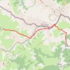 Itinéraire Le Roux-Les Fonds par crêtes, distance, dénivelé, altitude, carte, profil, trace GPS