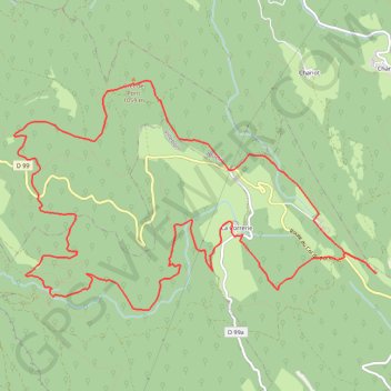 Itinéraire Col de Portes 21Km, distance, dénivelé, altitude, carte, profil, trace GPS